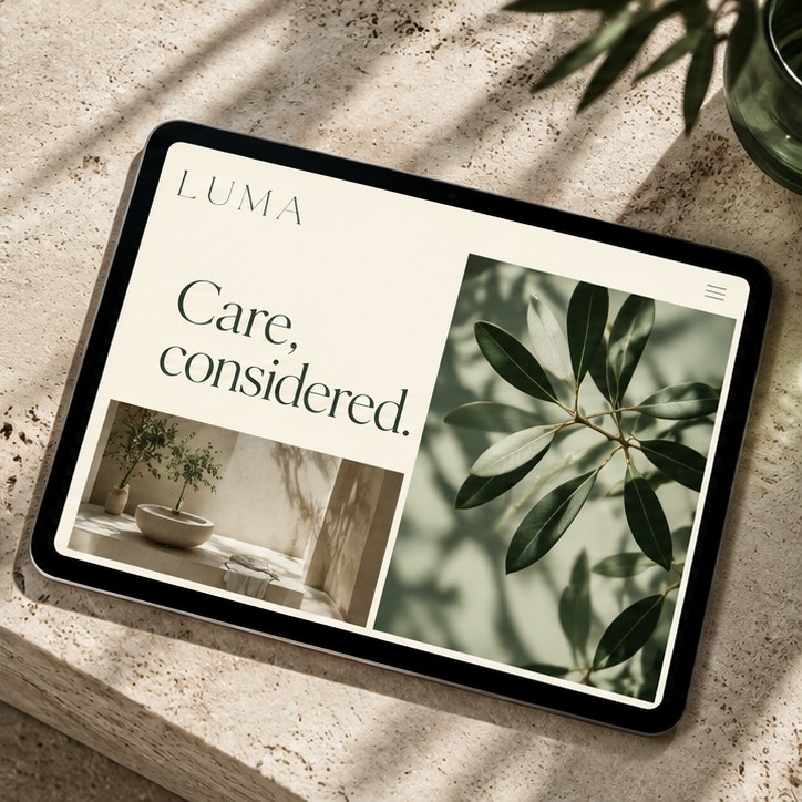 LUMA Skin — Konsep Website Klinik