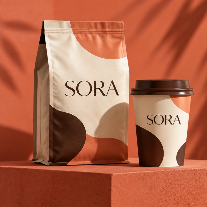 SORA Coffee — Identitas & Packaging