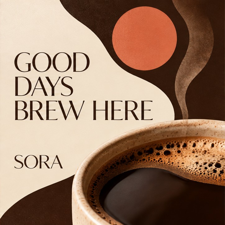 SORA Coffee — Konten Media Sosial